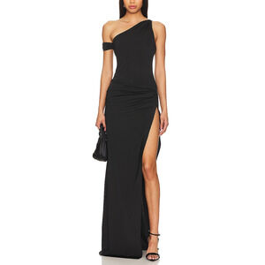 Ilkyaz Ozel 'Lizette' Black Polyester Dress Size 36